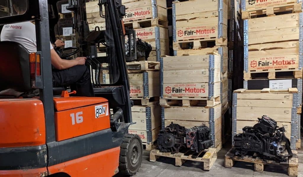 Fair-Motors engine warehouse